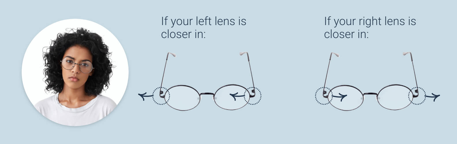 Blå tag et billede Skubbe How to adjust your glasses frames at home | Lentiamo