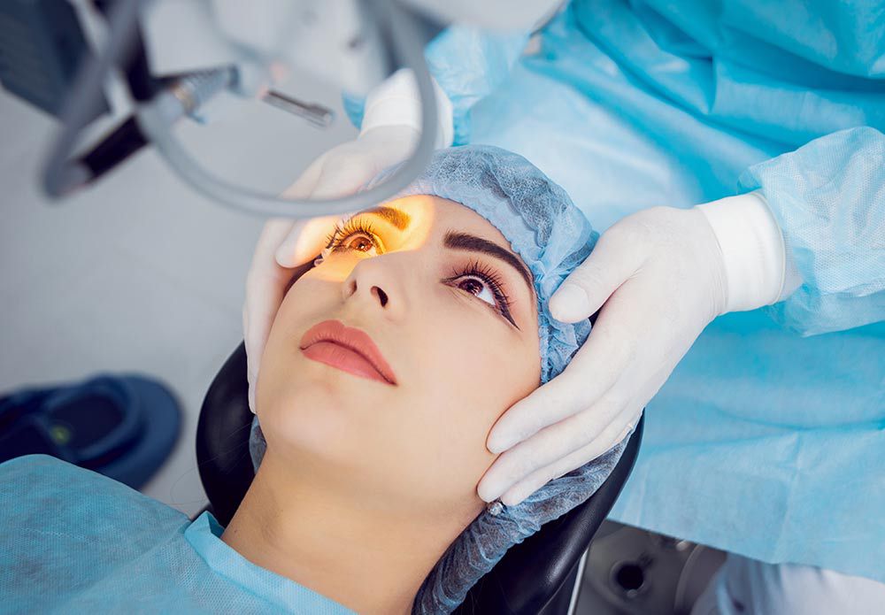 Eye stroke surgery