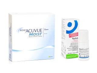 1-DAY Acuvue Moist (90 lenses) + Hyabak 0.15% gtt. 10 ml