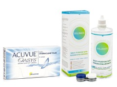 Acuvue Oasys (6 lenses) + Solunate Multi-Purpose 400 ml with case