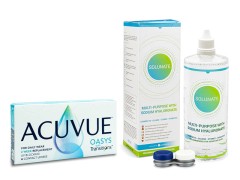 Acuvue Oasys with Transitions (6 lenses) + Solunate Multi-Purpose 400 ml with case
