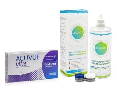 Acuvue Vita (6 lenses) + Solunate Multi-Purpose 400 ml with case