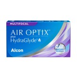 Air Optix Plus Hydraglyde Multifocal (6 lenses) + Solunate Multi-Purpose 400 ml with case 39467