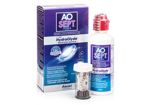 AOSEPT PLUS with Hydraglyde 90 ml with case
