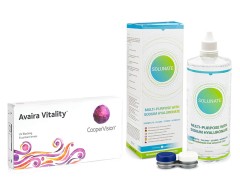 Avaira Vitality (6 lenses) + Solunate Multi-Purpose 400 ml with case