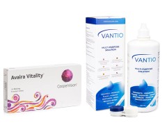 Avaira Vitality (6 lenses) + Vantio Multi-Purpose 360 ml with case