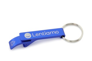Bottle and can opener keychain Lentiamo