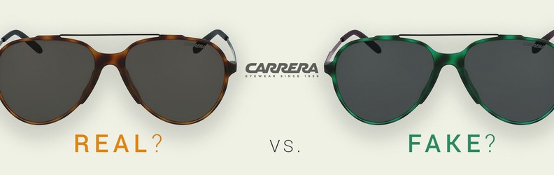 How to spot fake Carrera sunglasses | Lentiamo