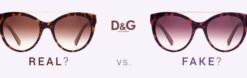 spot fake Dolce \u0026 Gabbana sunglasses 