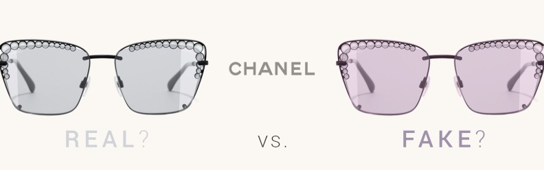 Baglæns orm Spanien How to spot fake Chanel sunglasses | Lentiamo