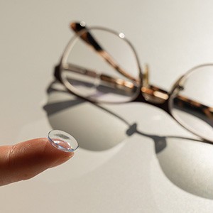 Converting contacts to glasses