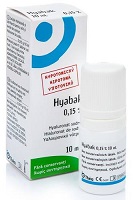 Hyabak 0.15% gtt. 10ml eye drops