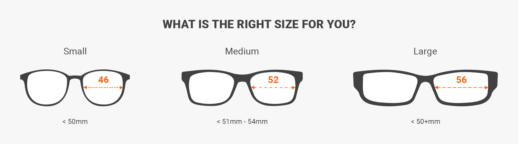 Glasses Frame Size Chart