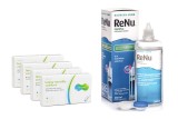 Lenjoy Monthly Comfort (12 lenses) + ReNu MultiPlus 360 ml with case 27818