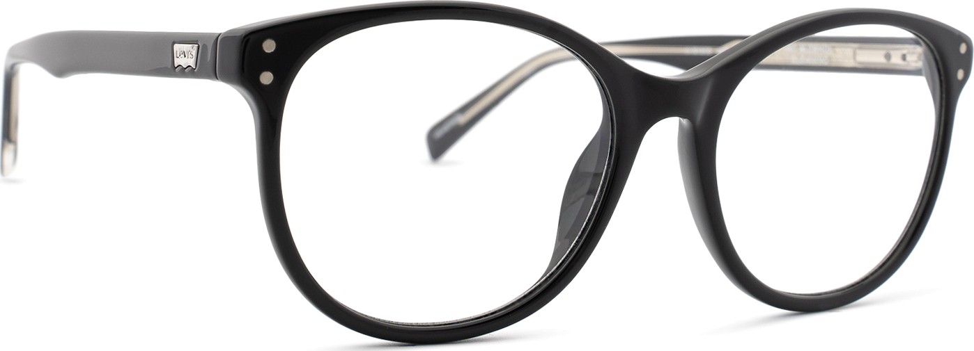 Levi's Women's LV 5012/CS Oval Sunglasses, Black/Grey, 53mm, 17mm :  Clothing, Shoes & Jewelry 