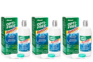 OPTI-FREE RepleniSH 3 x 300 ml with cases