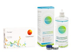 Proclear Compatibles Sphere CooperVision (6 lenses) + Solunate Multi-Purpose 400 ml with case