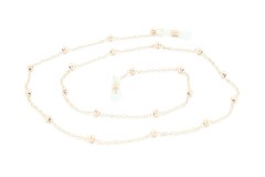 Rose gold chain for glasses