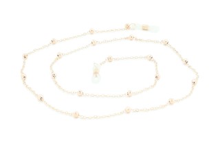 Rose gold chain for glasses