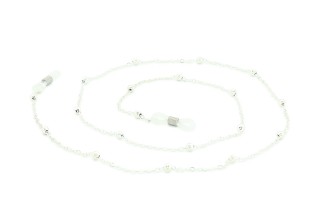 Silver chain for glasses